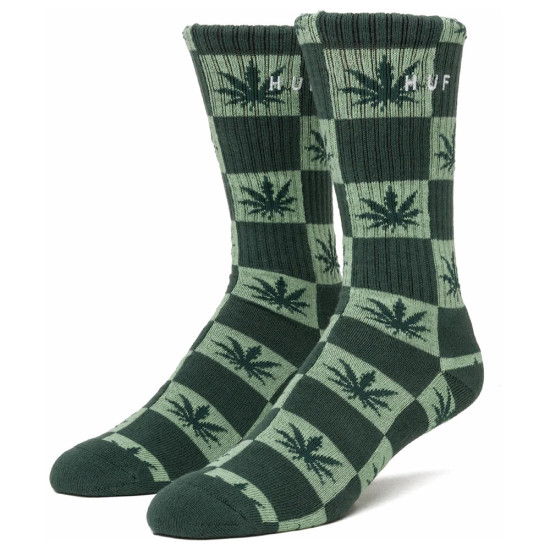 Huf Κάλτσες Checkered Plantlife Socks